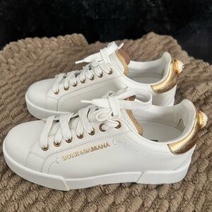 Dolce & Gabana  Portofino Sneakers with Lettering